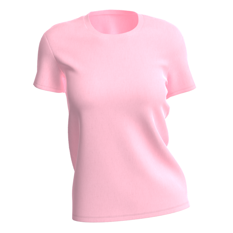 女性Tシャツ3Dモックアップ 3D Graphic