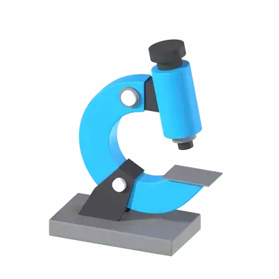 Microscope 3D Graphic