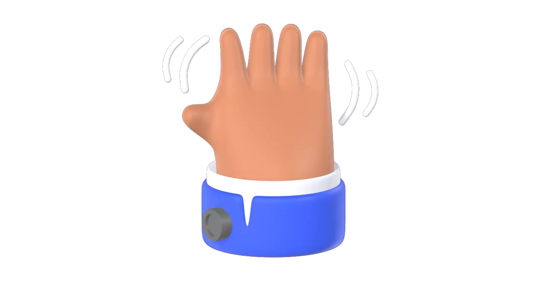 Hello Hand 3D Graphic