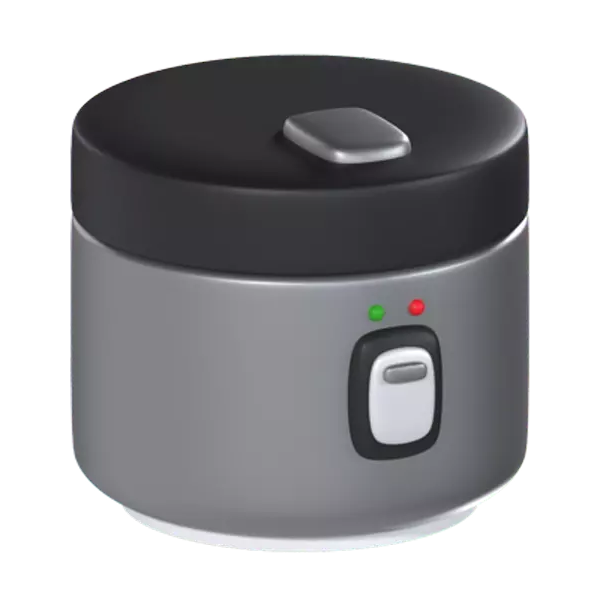 Rice Cooker 3D Graphic