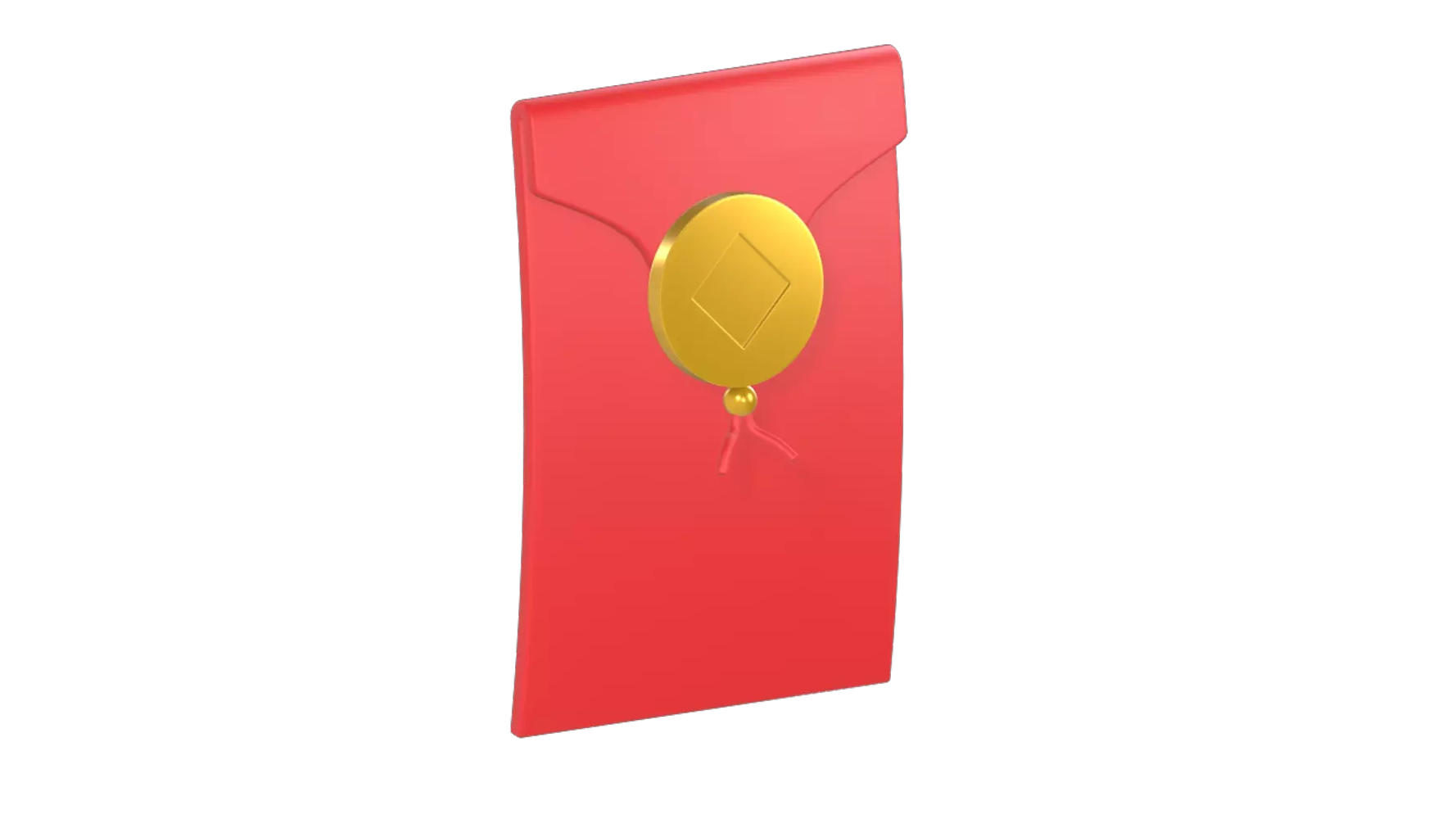 Chinese New Year Envelope 3D Graphic