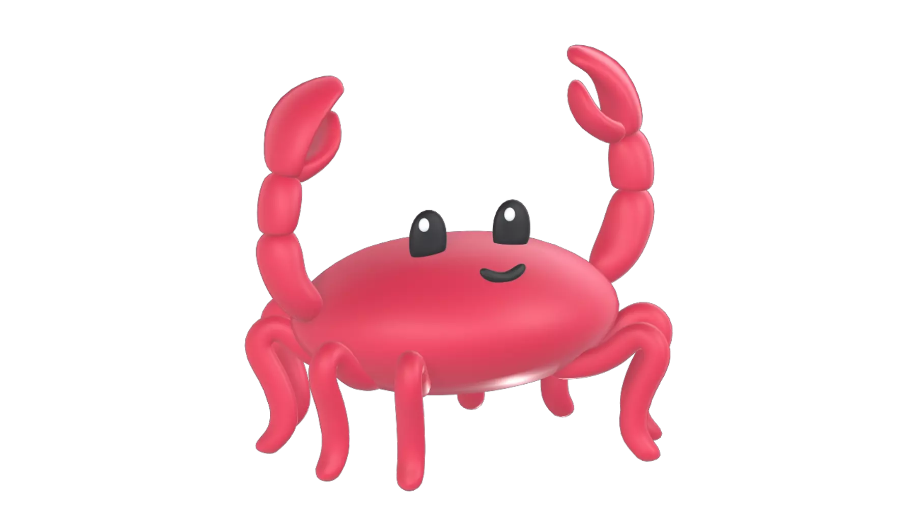 Crab 3D Graphic