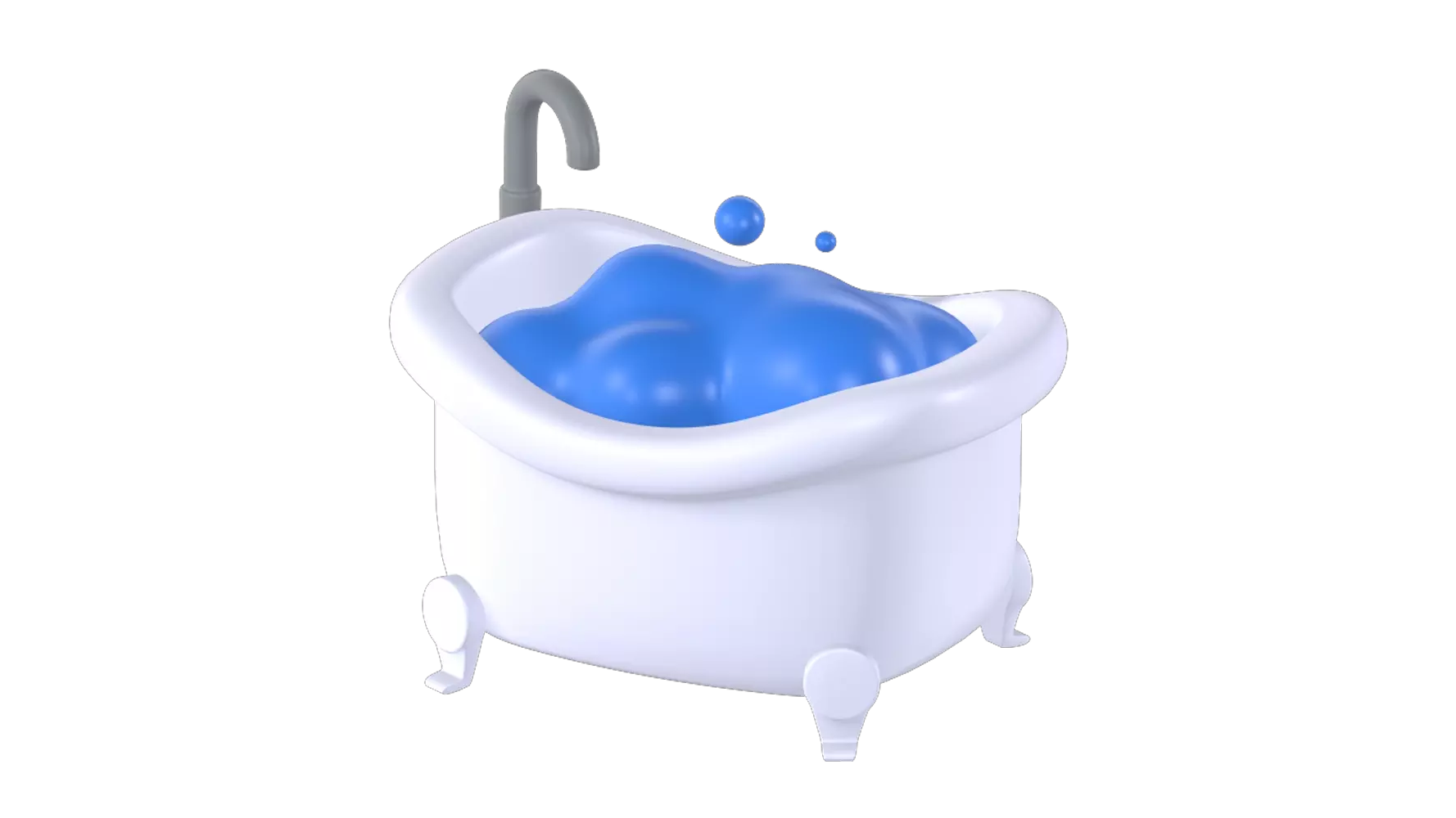 Bathtub 3D Graphic