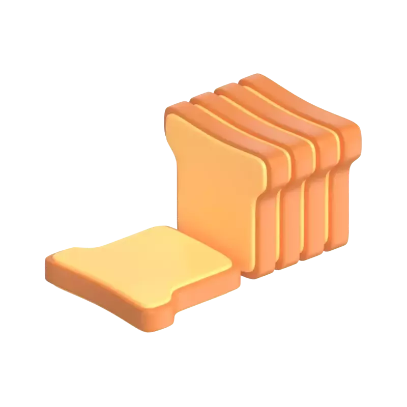 Bread 3D Graphic