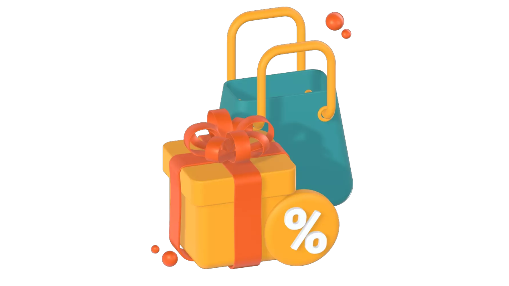 Shopping Bag 3D Graphic