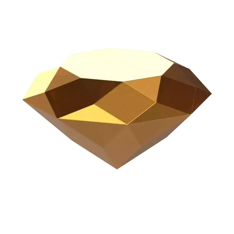 Elegant 3D Diamond Jewel