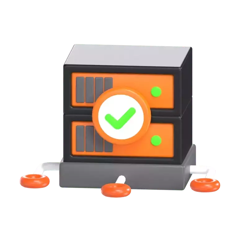 Verified Server 3D Graphic