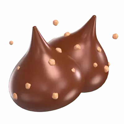 Chocolate Kiss 3D Graphic