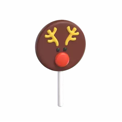 Reindeer lollipop