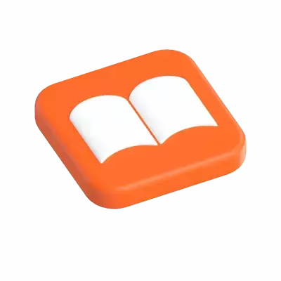 Books App 3D Graphic
