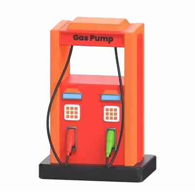 Bomba de gasolina 3D Graphic