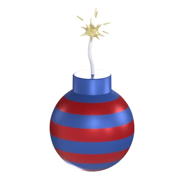 Feuerwerk 3D Graphic