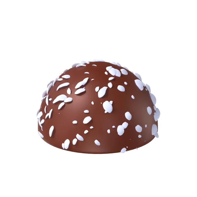 White Crumble Chocolate 3D Model 3D Graphic