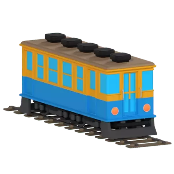 Train 3D Graphic