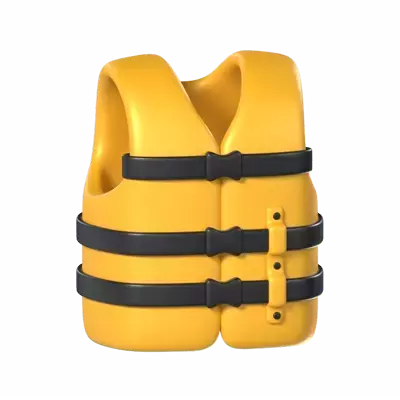 Life Vest 3D Graphic