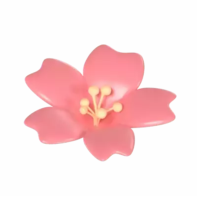 Sakura Flower 3D Graphic
