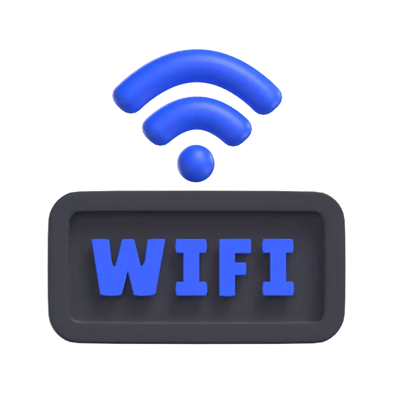 Wifi 3D Graphic