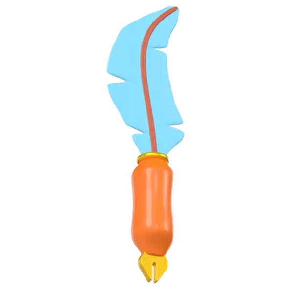 Pluma Pen 3D Graphic