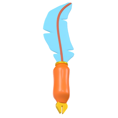 Pluma Pen 3D Graphic