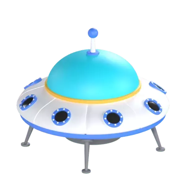 UFO 3D Graphic