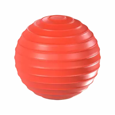 Exercise Ball 3D Graphic