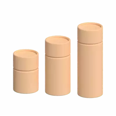 3D Craft Paper Tube Verpackungsmodell 3D Graphic