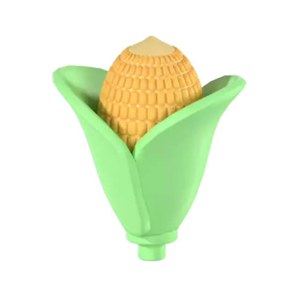 Corn 3D Graphic