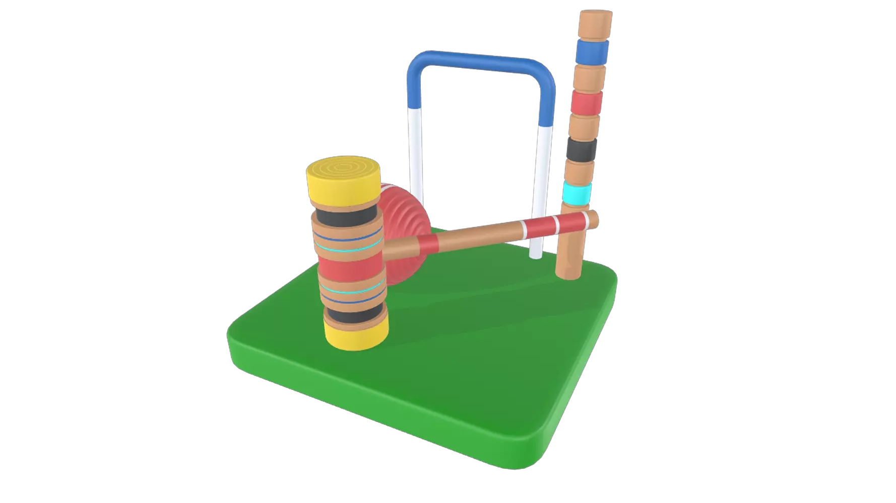 Croquet 3D Graphic
