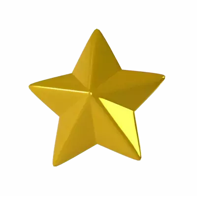Christmas Decoration Star 3D Graphic