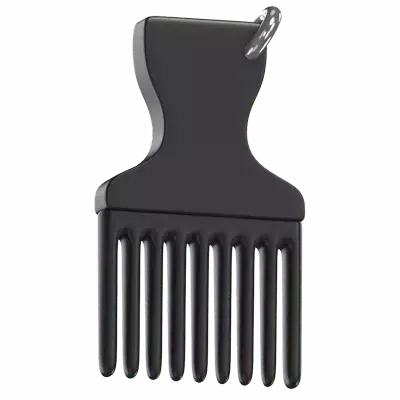 Fork Comb 3D Graphic