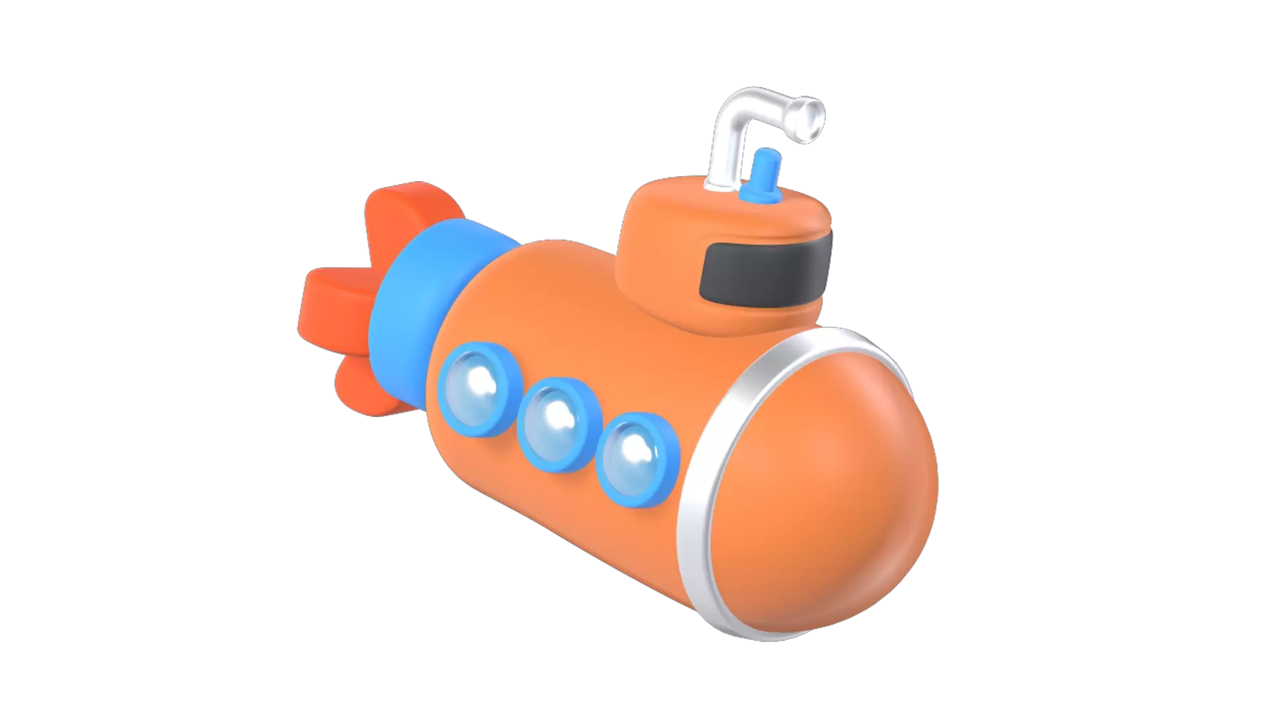 Submarine 3D Graphic