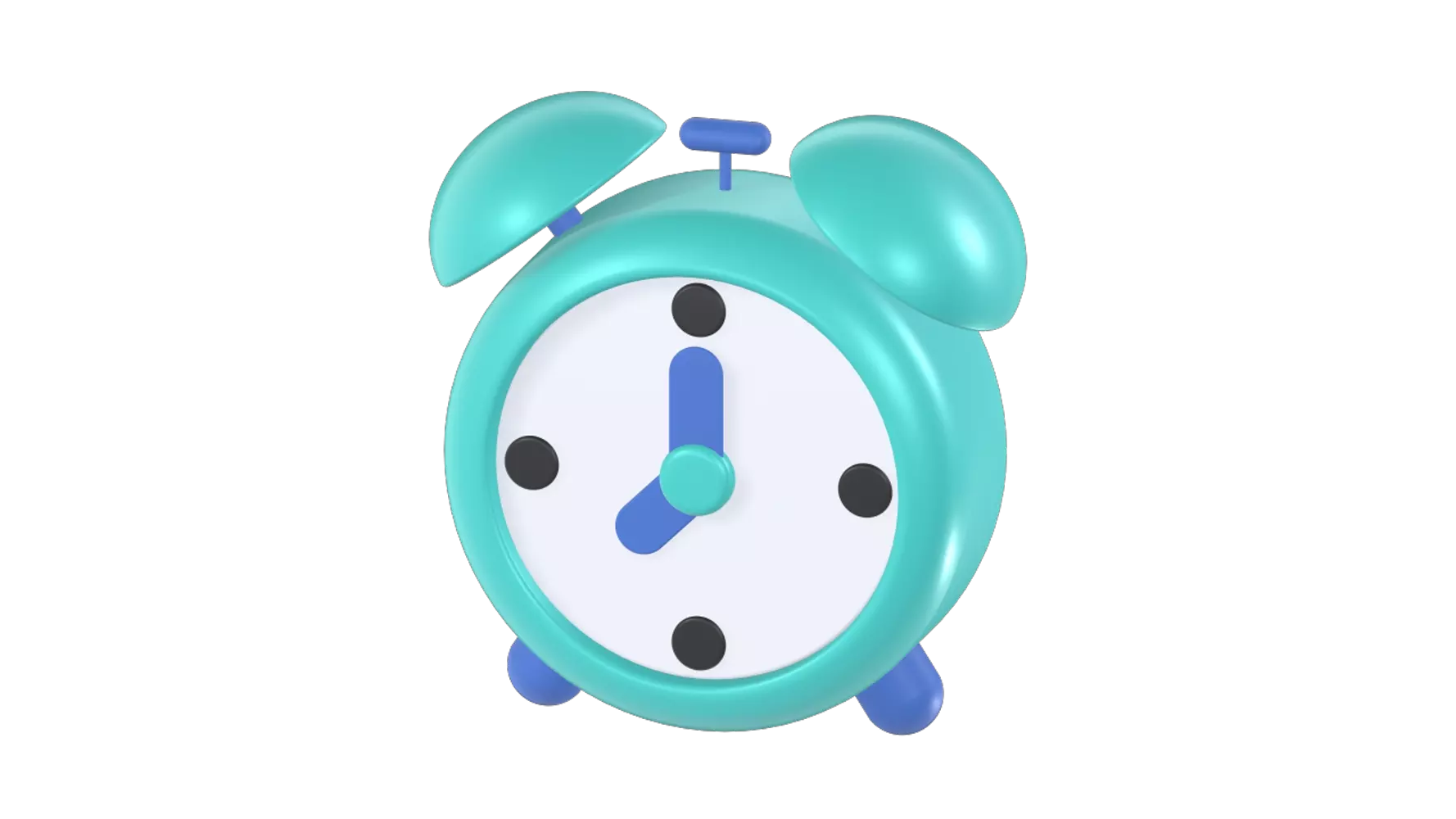 Alarm Clock 3D Graphic