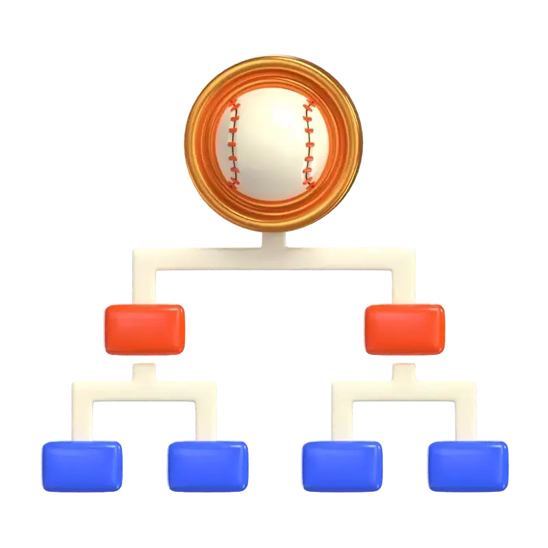 Baseball Tournament 3D Graphic