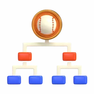 Baseball Tournament 3D Graphic