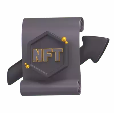 NFT Growth 3D Graphic