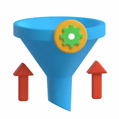 Funnel 3D Graphic