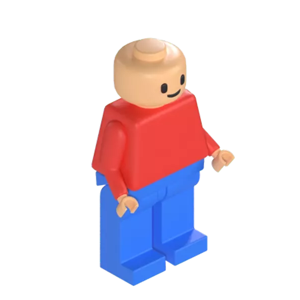 Lego Character 3D Graphic