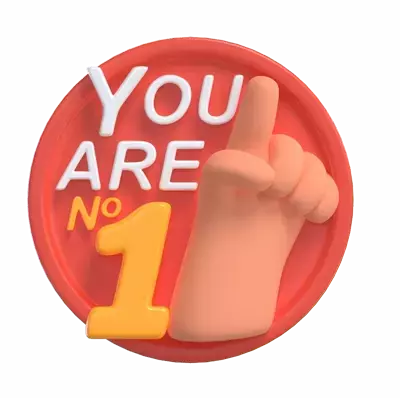 You Are No 1 3D Graphic