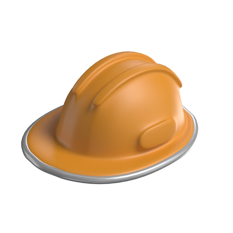 3D Construction Helmet Model 3D Graphic