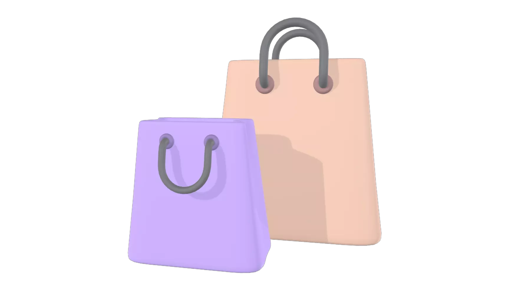 Shopping Bags 3D Graphic
