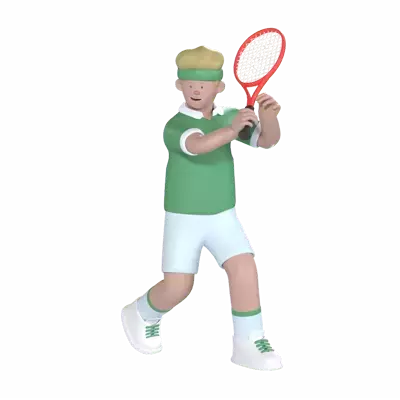 Tennis Player Open Stance 3d model--46c240c9-2dd2-4398-b92a-dd5779c126f9