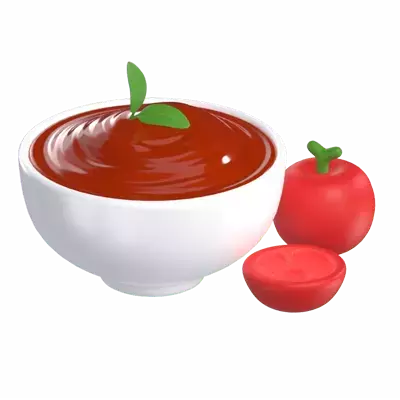 Ketchup 3D Graphic