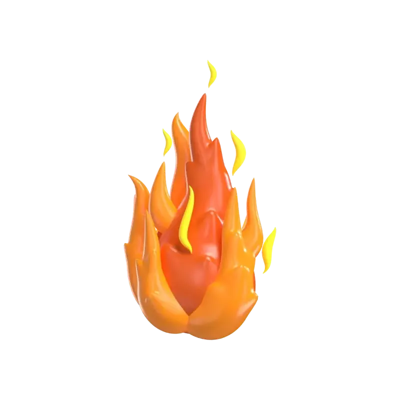 Fire Element 3D Graphic