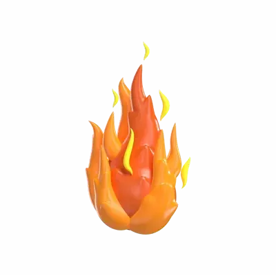 Fire Element 3D Graphic