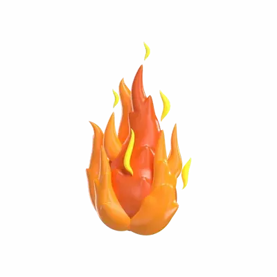 elemento fuego 3D Graphic