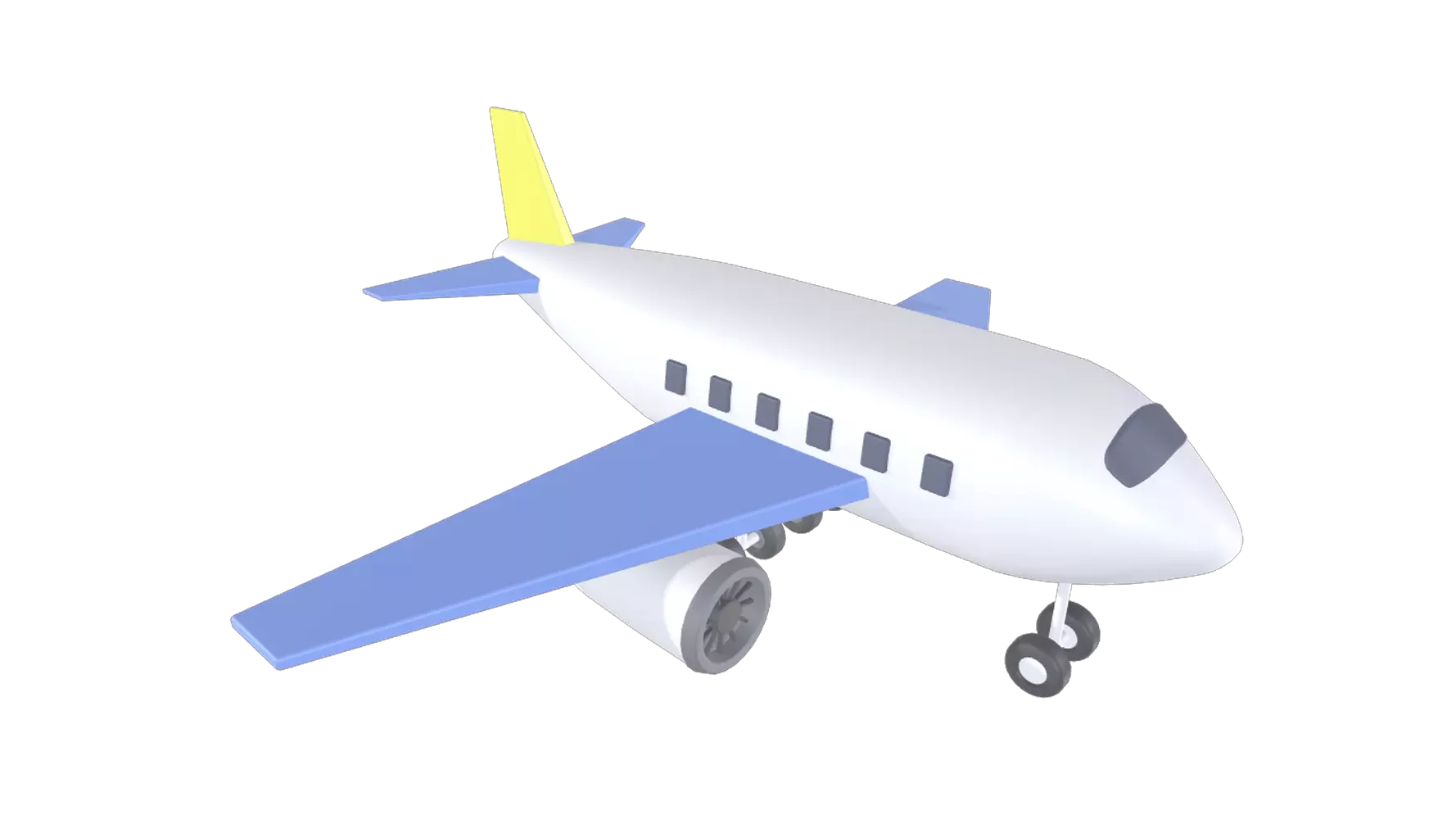 Aeroplane 3D Graphic