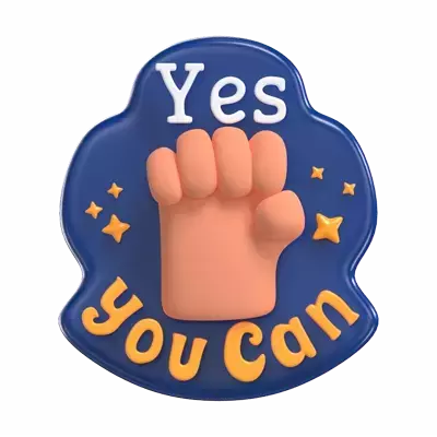 Yes You Can 3D Graphic