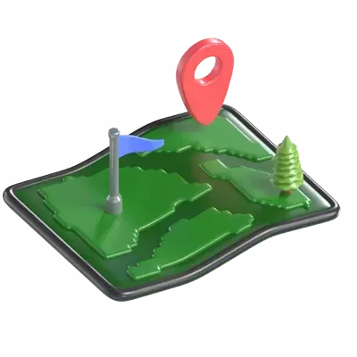 Map 3D Graphic