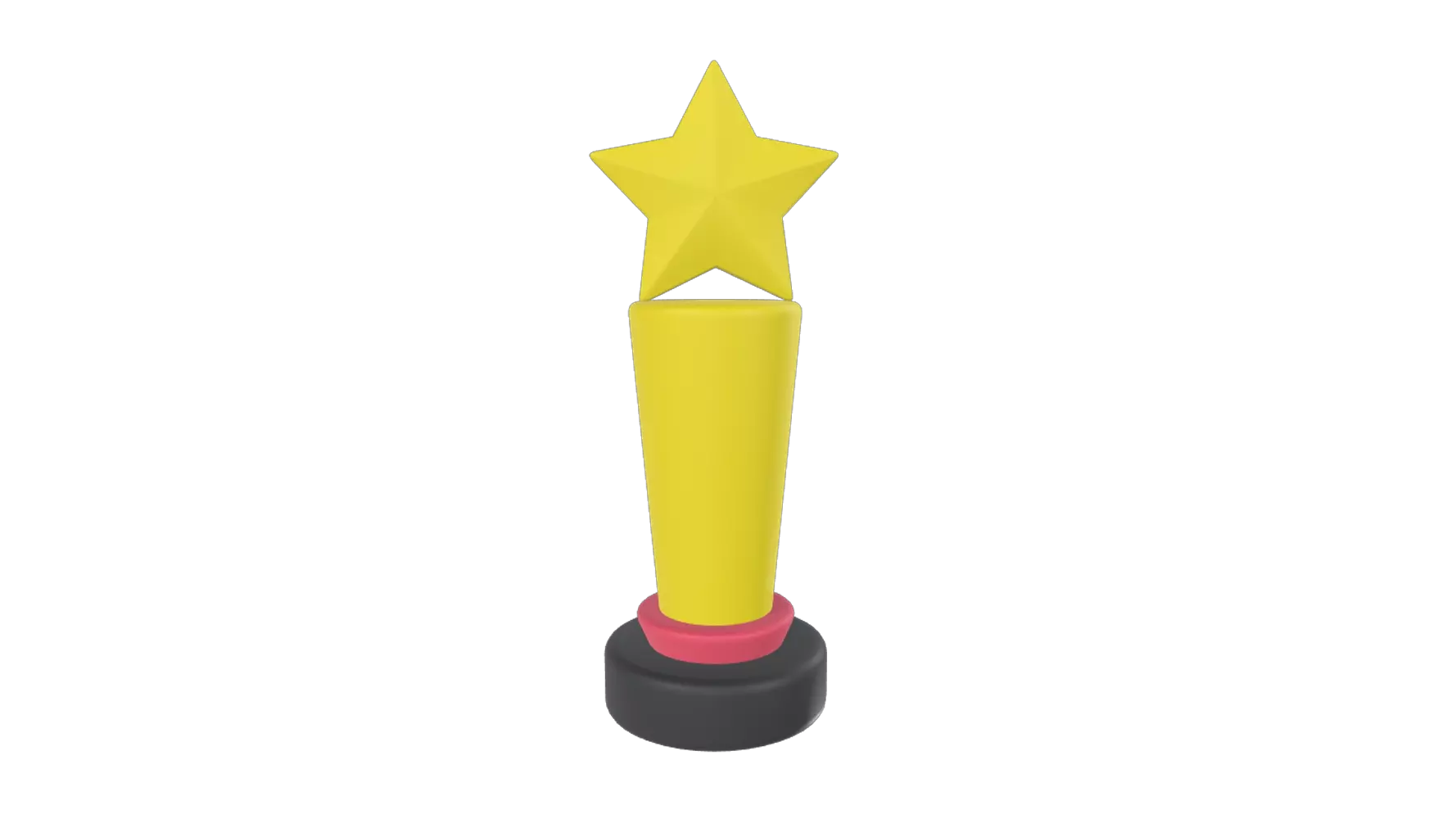 Star Trophy 3D Graphic