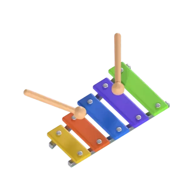 Xylophone 3D Graphic